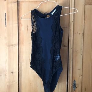Black Lace Bodysuit